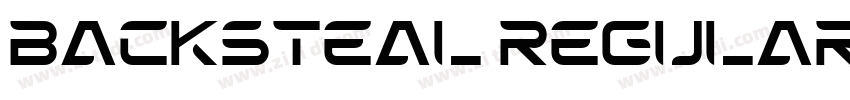 Backsteal Regular字体转换